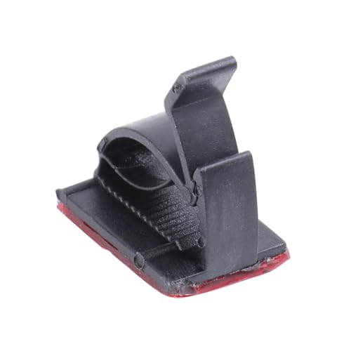 Holibanna 100 Stück Selbstklebende Kabelclips mit Starkem Kleber Verstellbare Kabelhalter aus Langlebigem Wiederverwendbar zur Kabelorganisation und Kabelführung Am Schreibtisch Schwarz von Holibanna