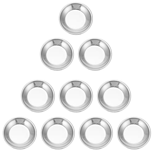 Holibanna 10stücke Aquarell-mischschale Farbmischschale Zeichenfarbschale Pigmentplatte Pigmentschale Malen Malen Farbe Teller Für Künstler Studenten Junge Mädchen von Holibanna