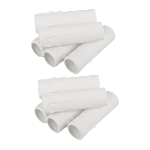 Holibanna 12 Stück Kerzen Tropf Hülse Rohre Tropfschutz Für Kronleuchter Weiß 30x100mm Für Stabkerzen Dekorative Kerzenabdeckungen von Holibanna