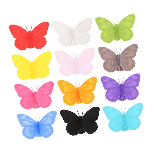 Holibanna 12Stücke Teiliges Silikon Weinglas Marker Schmetterlings-glasmarkierungen für Partys Dekorative Trinkglas-tags Praktische Identifikatoren für Weinbecher Holibanna 12Stücke Teiliges Silikon Weinglas Marker Schmetterlings-glasmarkierungen für Partys Dekorative Trinkglas-tags Praktische Identifikatoren für Weinbecher von Holibanna
