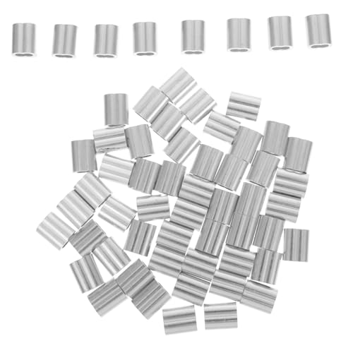 Holibanna 120 Stück Aluminium Crimpschlaufe Drahtseil Aluminiumhülsen für Einfache Installation Sicher und Zuverlässig für Bauprojekte Bühnenaufbau und Gartendekoration Holibanna 120 Stück Aluminium Crimpschlaufe Drahtseil Aluminiumhülsen für Einfache Installation Sicher und Zuverlässig für Bauprojekte Bühnenaufbau und Gartendekoration von Holibanna