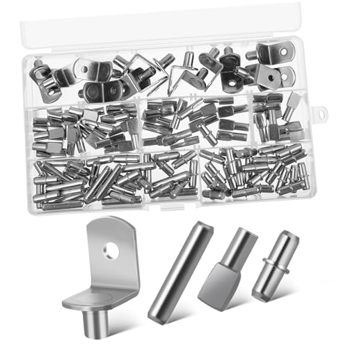 Holibanna 120 Stück Regalstützen Verstellbare Regalstifte Metall für Bücherregale Küchenschränke und Vitrinen Stabil und Ästhetisch Vielseitig Einsetzbar Holibanna 120 Stück Regalstützen Verstellbare Regalstifte Metall für Bücherregale Küchenschränke und Vitrinen Stabil und Ästhetisch Vielseitig Einsetzbar von Holibanna