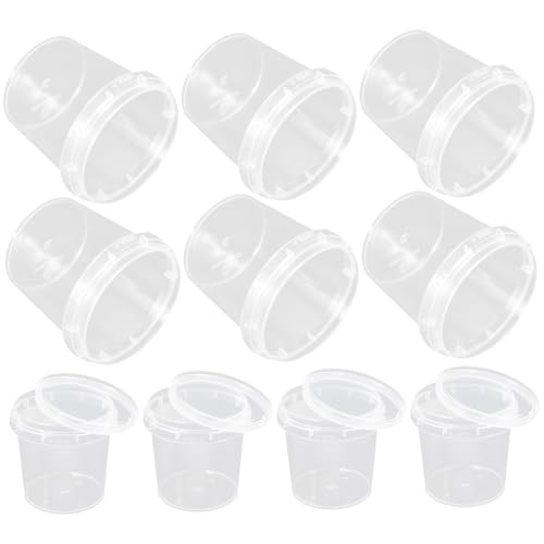Holibanna 18 Stück Teiliges Mini Aufbewahrungsboxen mit Deckeln Transparente Kunststoffdosen für Bastelbedarf Mini Perlen Verschließbare Kleinteile Behälter von Holibanna