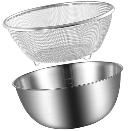 Holibanna Reissieb Satz aus Abtropffläche für Küche Multifunktionales Sieb für Obst und Gemüse zum Kochen und Waschen von Lebensmitteln Sicher und Praktisch von Holibanna