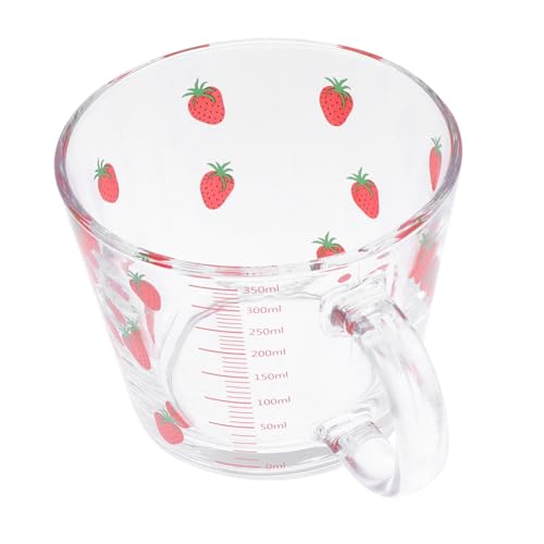 Holibanna 1Stück Erdbeer Glasbecher Mit Niedliche Trink Und Frühstückstasse Transparente Wasser Und Milchtasse Für Zuhause Für Erdbeermilch Und Getränke Holibanna 1Stück Erdbeer Glasbecher Mit Niedliche Trink Und Frühstückstasse Transparente Wasser Und Milchtasse Für Zuhause Für Erdbeermilch Und Getränke von Holibanna