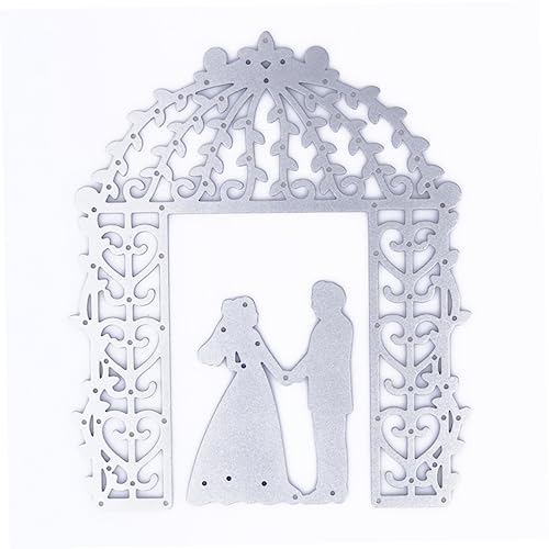 Holibanna 2 Stück Carbonstahl Schneidformen Diy Schablonenblatt Muster Prägewerkzeug für Scrapbooking Kartenherstellung und Papierkunst Silber Holibanna 2 Stück Carbonstahl Schneidformen Diy Schablonenblatt Muster Prägewerkzeug für Scrapbooking Kartenherstellung und Papierkunst Silber von Holibanna