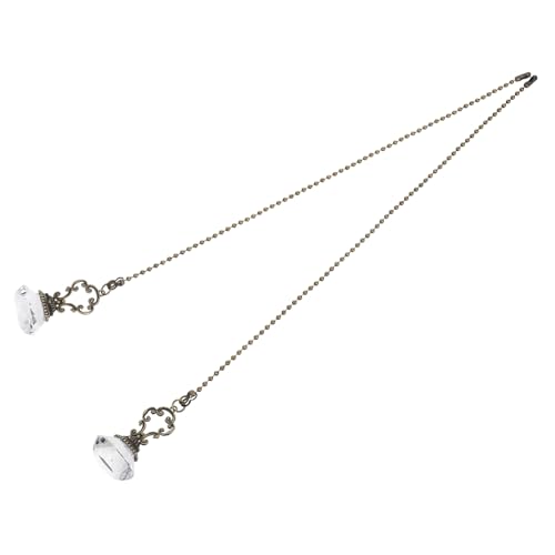 Holibanna 2 Stück Deckenventilator Zugkette Vintage Pendelkette mit für Deckenleuchte Badezimmer und Tischlampe Holibanna 2 Stück Deckenventilator Zugkette Vintage Pendelkette mit für Deckenleuchte Badezimmer und Tischlampe von Holibanna