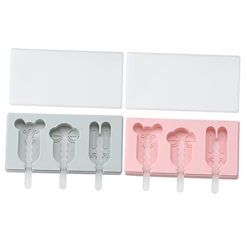 Holibanna 2 Stück Eisformen Silikon Eislutscherform mit Deckel und Stielen Wiederverwendbare DIY Eiscremeform Katzenkopf Design Leicht zu Reinigen für Wasser Milch und Fruchtmischungen Holibanna 2 Stück Eisformen Silikon Eislutscherform mit Deckel und Stielen Wiederverwendbare DIY Eiscremeform Katzenkopf Design Leicht zu Reinigen für Wasser Milch und Fruchtmischungen von Holibanna