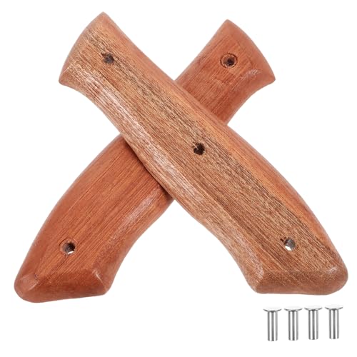 Holibanna 2 Stück Ersatzmessergriff Holz Rutschfester Stabiler Griff für Küchenmesser Hochwertige Verarbeitung für Einfache Handhabung und Messerreparatur für DIY Werkzeuge und Kochmesser Holibanna 2 Stück Ersatzmessergriff Holz Rutschfester Stabiler Griff für Küchenmesser Hochwertige Verarbeitung für Einfache Handhabung und Messerreparatur für DIY Werkzeuge und Kochmesser von Holibanna