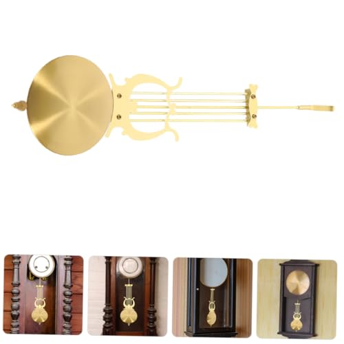 Holibanna 2 Stück Ersatzpendel Metall für Wanduhr DIY Uhr Reparatur Uhrwerkteil Pendel Uhrzubehör für Hängende Quarzuhr und Standuhr Langlebig und Formstabil Vielseitig für Wohnzimmer und von Holibanna