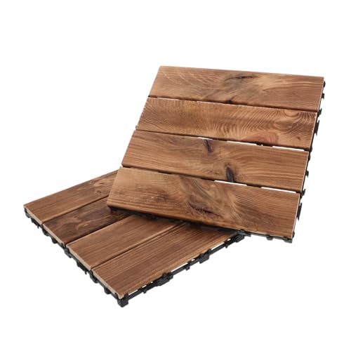 Holibanna 2 Stück Outdoor Holzfliesen für Balkon Garten Terrasse Poolbereich Langlebig Hellbraun für Gartenverschönerung Holibanna 2 Stück Outdoor Holzfliesen für Balkon Garten Terrasse Poolbereich Langlebig Hellbraun für Gartenverschönerung von Holibanna