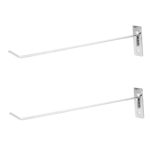 Holibanna 2 Stück Pegboard Haken Lang Metall Wandhaken für Lochwand Werkstatt Supermarkt Display Organizer Zubehör für Werkzeug und Bastelbedarf Holibanna 2 Stück Pegboard Haken Lang Metall Wandhaken für Lochwand Werkstatt Supermarkt Display Organizer Zubehör für Werkzeug und Bastelbedarf von Holibanna