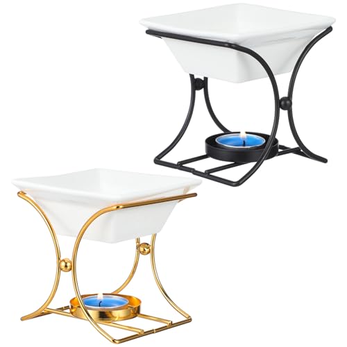 Holibanna 2 Stück Teiliges Aromalampe aus Keramik mit Robustem Eisenrahmen Teelichthalter für Duftöl Wohn Schlafzimmer Dekoration Langlebig Pflegeleicht Holibanna 2 Stück Teiliges Aromalampe aus Keramik mit Robustem Eisenrahmen Teelichthalter für Duftöl Wohn Schlafzimmer Dekoration Langlebig Pflegeleicht von Holibanna