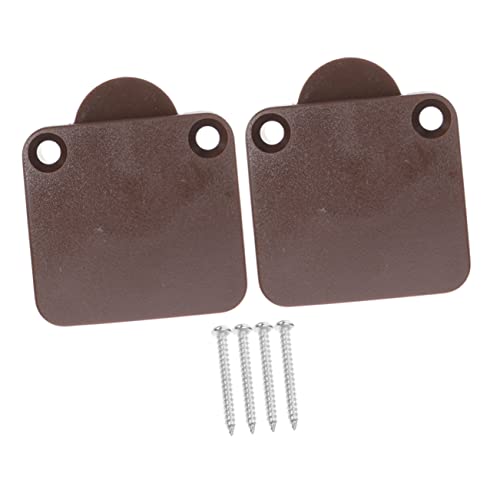 Holibanna 2 Stück Teiliges Türschalter Schrankbeleuchtung Automatischer An Ausschalter für Schrank Küchenschranktüren Einfache Montage mit Schrauben Braun von Holibanna