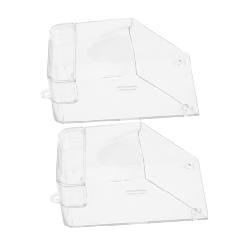 Holibanna 2 Stück Wasserdichte Türklingel-abdeckung Transparenter Kunststoff Wetterfester Schutz für Zugangskontrolle Regenabdeckung für Außentürklingeln und Video-türsprechanlagen von Holibanna