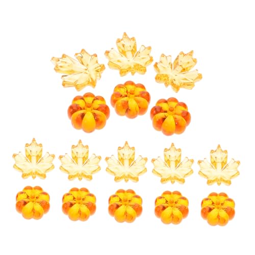 Holibanna 20 Stück Kürbishornblattdekorationen füllen Ernte Essen verlassen groß Sachen füller herbstliche Vasendekoration Thanksgiving Tischlanddekor Vasenperlen Kerzenperlen Acryl Orange Holibanna 20 Stück Kürbishornblattdekorationen füllen Ernte Essen verlassen groß Sachen füller herbstliche Vasendekoration Thanksgiving Tischlanddekor Vasenperlen Kerzenperlen Acryl Orange von Holibanna