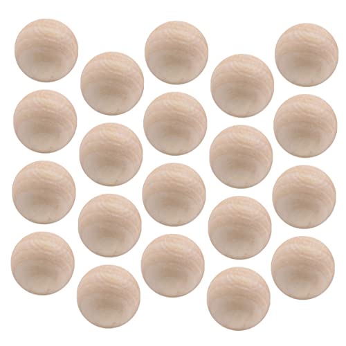 Holibanna 20 Stück Runde Holzkugeln aus Massivem Lotusholz Glatte Oberfläche ohne Loch Natürliche Farbe DIY Bastelperlen für Schmuck Malerei Schnitzen und Dekoration Holibanna 20 Stück Runde Holzkugeln aus Massivem Lotusholz Glatte Oberfläche ohne Loch Natürliche Farbe DIY Bastelperlen für Schmuck Malerei Schnitzen und Dekoration von Holibanna