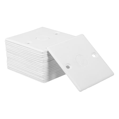 Holibanna 20 Stück Teiliges Set Steckdosen Abdeckplatten mit Langlebige Elektrische Abdeckungen aus Einfache Montage für Wandsteckdosen und Schalter Geeignet für Zuhause Büro und Laden von Holibanna