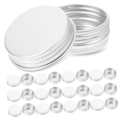 Holibanna 24stücke Alu Blechdosen Metall Runde Behälter Schraubdeckel Kleine Leere Container Für Aufbewahrung Und Bastelprojekte von Holibanna