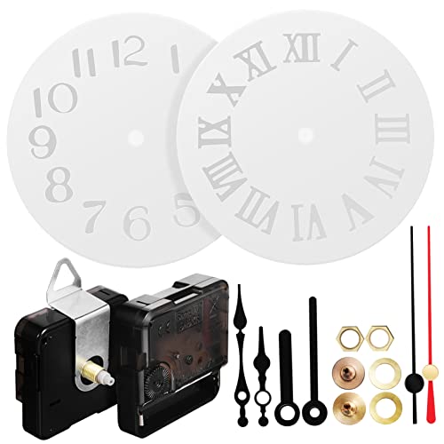 Holibanna 2sätze Uhrwerk-kit Mit Silikonform Uhrzeigern Und Motor Für DIY Wanduhren Batteriebetrieben Für Kreative Bastelprojekte Und Wanddekoration Holibanna 2sätze Uhrwerk-kit Mit Silikonform Uhrzeigern Und Motor Für DIY Wanduhren Batteriebetrieben Für Kreative Bastelprojekte Und Wanddekoration von Holibanna