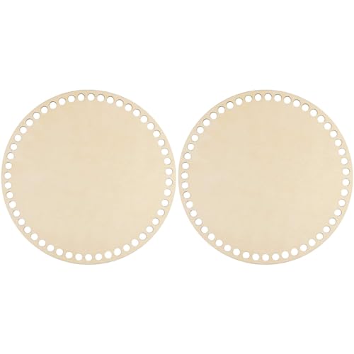 Holibanna 2stücke Runder Holzkorb Boden Häkeln Taschenboden Für DIY Handarbeiten Vorgebohrte Klassisches Design Für Kreative Projekte Sicher Und Komfortabel Anwendung Holibanna 2stücke Runder Holzkorb Boden Häkeln Taschenboden Für DIY Handarbeiten Vorgebohrte Klassisches Design Für Kreative Projekte Sicher Und Komfortabel Anwendung von Holibanna