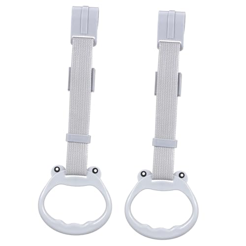 Holibanna 2stücke Aufhängeringe Für Babybetten Und Laufställe Zugringe Mit Verstellbarem Gurt Ergonomische Griffhilfe Für Kleinkinder Zum Stehenlernen Und Üben von Holibanna