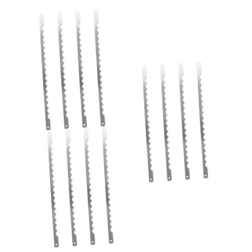 Holibanna 3 Sätze Ersatz-brotmesser Mit Wellenschliff Brotklima Cutter Gezackte Brotschneidemaschine Toast Brotschneidemesser Aus Metall Scheibenschneiderklinge Aus Metall Silber 4 Stück * 3 von Holibanna