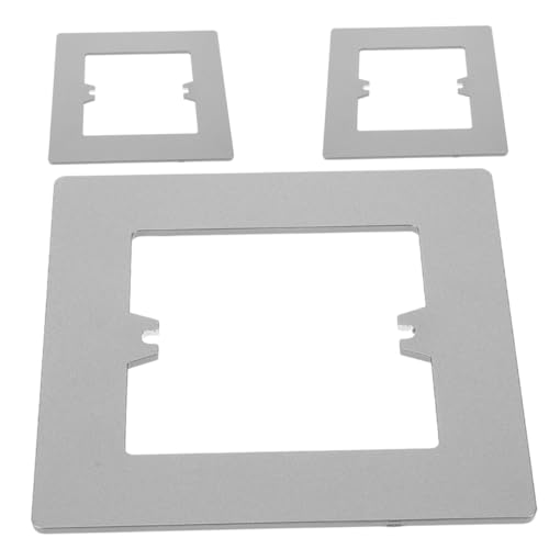 Holibanna 3 Stück Dekorative Abdeckplatten für Lichtschalter und Steckdosen Wandmontage Widerstandsfähig gegen Abnutzung Installieren Sicherem PC Material zur Verdeckung von Wandlücken von Holibanna