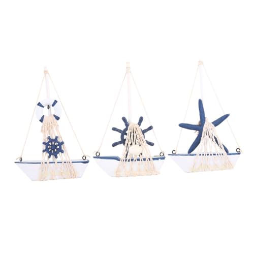 Holibanna Segelbootmodell Aus Holz Miniatur-segelboot Für Schreibtisch Elegant Und Langlebig Dekoration Für Heim Und Büro von Holibanna