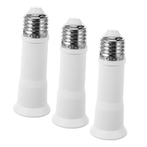 Holibanna 3 Stück Lampenfassung Verlängerungssockel Vielseitiger Adapter Erweiterbarer Lampensockel für Werkstatt Garage Wohn und Geschäftsräume Langlebig und Installieren Holibanna 3 Stück Lampenfassung Verlängerungssockel Vielseitiger Adapter Erweiterbarer Lampensockel für Werkstatt Garage Wohn und Geschäftsräume Langlebig und Installieren von Holibanna