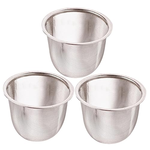 Holibanna 3 Stück Teesieb Feinmaschiges Hitzebeständiges Mesh Filter für Teekannen und Kaffeekannen Langlebig Vielseitig Einsetzbar für Zuhause und Büro Praktische Tee Filtereinsätze Holibanna 3 Stück Teesieb Feinmaschiges Hitzebeständiges Mesh Filter für Teekannen und Kaffeekannen Langlebig Vielseitig Einsetzbar für Zuhause und Büro Praktische Tee Filtereinsätze von Holibanna