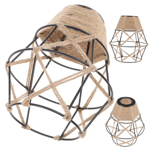 Holibanna 3 Stück Teiliges Geflochtener Lampenschirm Hängelampe Boho Stil Natürliches Material Dekoratives Deckenlicht Wohnzimmer Esszimmer Küchenbeleuchtung Holibanna 3 Stück Teiliges Geflochtener Lampenschirm Hängelampe Boho Stil Natürliches Material Dekoratives Deckenlicht Wohnzimmer Esszimmer Küchenbeleuchtung von Holibanna