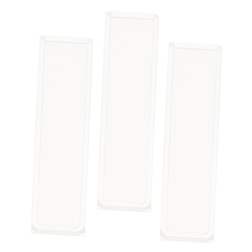 Holibanna 3 Stück Teiliges Glas Küvette für Spektrometer Labor Transparente Probenbehälter aus Hochwertigem Glas Einsetzbar für Präzise Spektralanalysen und Probenauswertung von Holibanna