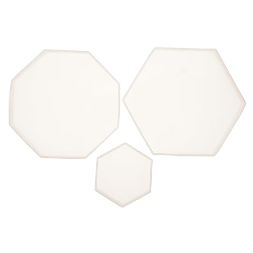 Holibanna 3 Stück Teiliges Silikon Gießform Geometrisch Flexible Epoxidharz Casting Mold für DIY Untersetzer Tablett Langlebig Einfach zu Entformen für Wohn und Basteldekoration Holibanna 3 Stück Teiliges Silikon Gießform Geometrisch Flexible Epoxidharz Casting Mold für DIY Untersetzer Tablett Langlebig Einfach zu Entformen für Wohn und Basteldekoration von Holibanna