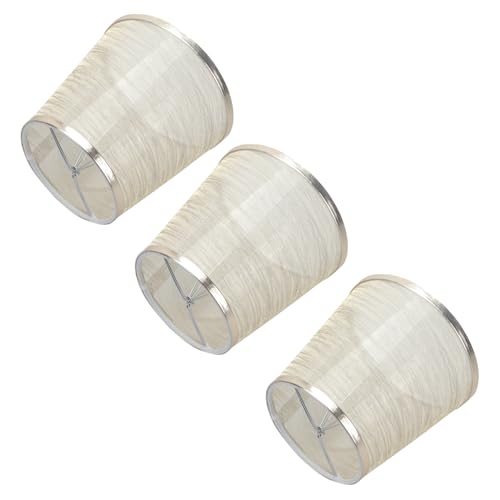 Holibanna 3 Stück Transparente Stoff lampenschirme Goldfarben Feines Mesh Schraubbar Schützende Deckenlampenabdeckung für Wohnzimmer Schlafzimmer Warmes Licht Langlebiges Material Holibanna 3 Stück Transparente Stoff lampenschirme Goldfarben Feines Mesh Schraubbar Schützende Deckenlampenabdeckung für Wohnzimmer Schlafzimmer Warmes Licht Langlebiges Material von Holibanna