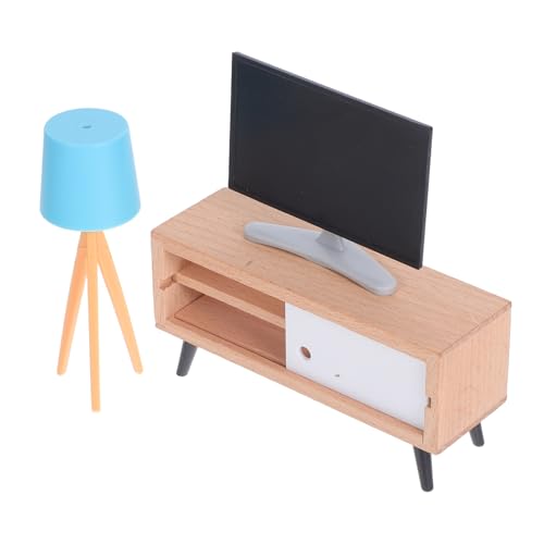 Holibanna 3-teiliges Mini Wohnzimmer Zubehör Für Puppenhaus Szene Prop Mit Fernsehschrank Und Stehlampe Miniatur Möbel Ornament Für Kinder Spielzimmer Dekoration Holibanna 3-teiliges Mini Wohnzimmer Zubehör Für Puppenhaus Szene Prop Mit Fernsehschrank Und Stehlampe Miniatur Möbel Ornament Für Kinder Spielzimmer Dekoration von Holibanna