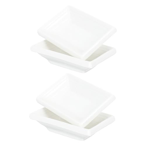 Holibanna 4 STÜCKE Teiliges Saucenschälchen Vielseitige Japanische Gewürzschalen für Essig und Chilisauce Rutschfest Glatte Oberfläche für Sushi und Dipgerichte Holibanna 4 STÜCKE Teiliges Saucenschälchen Vielseitige Japanische Gewürzschalen für Essig und Chilisauce Rutschfest Glatte Oberfläche für Sushi und Dipgerichte von Holibanna