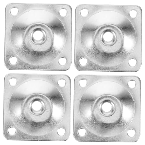 Holibanna 4 Stück Beinmontageplatten für Sitz Verbindungsstück für Möbelfüße Möbelbeinverbinder Beinpolster für Möbel Teller Möbelreparatur Fußpolster für Möbel Eisen Silver Holibanna 4 Stück Beinmontageplatten für Sitz Verbindungsstück für Möbelfüße Möbelbeinverbinder Beinpolster für Möbel Teller Möbelreparatur Fußpolster für Möbel Eisen Silver von Holibanna