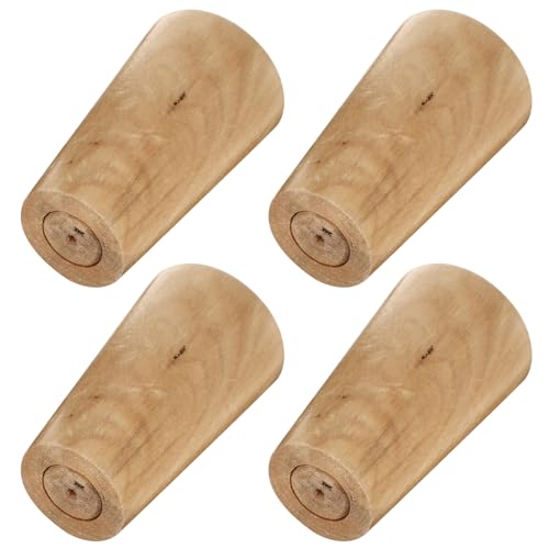 Holibanna 4 Stücke Hartholz Möbelbeine Weiß für Sofas und Kommoden mit Bodenschutzpolstern Hohe Tragfähigkeit Design Holibanna 4 Stücke Hartholz Möbelbeine Weiß für Sofas und Kommoden mit Bodenschutzpolstern Hohe Tragfähigkeit Design von Holibanna