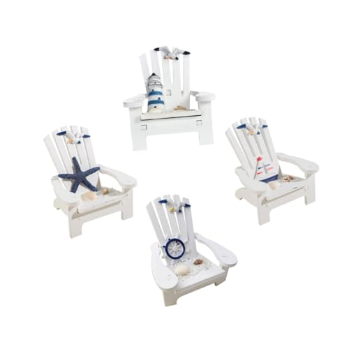 Holibanna 4 Stück Mediterrane Mini Holzstuhl Deko Strandstuhl Modell aus Hochwertigem Holz Handgefertigt Leicht und für Wohn und Bürodekoration im Maritimen Stil Holibanna 4 Stück Mediterrane Mini Holzstuhl Deko Strandstuhl Modell aus Hochwertigem Holz Handgefertigt Leicht und für Wohn und Bürodekoration im Maritimen Stil von Holibanna