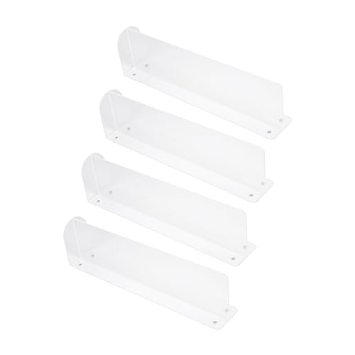 Holibanna 4 Stück Regalteiler aus Teiliges Trennwand System für Supermärkte Geschäfte und Haushalte Effiziente Warenklassifizierung und Platzsparendes Design Holibanna 4 Stück Regalteiler aus Teiliges Trennwand System für Supermärkte Geschäfte und Haushalte Effiziente Warenklassifizierung und Platzsparendes Design von Holibanna