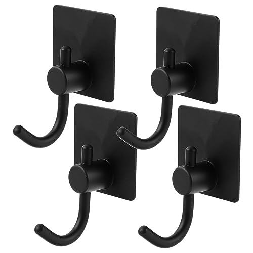 Holibanna 4 Stück Selbstklebende Haken aus für Handtücher Schlüssel Taschen Robuste Wandhaken für Bad Küche und Holibanna 4 Stück Selbstklebende Haken aus für Handtücher Schlüssel Taschen Robuste Wandhaken für Bad Küche und von Holibanna