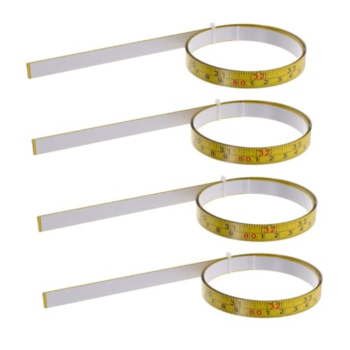 Holibanna 4 Stück Selbstklebendes Maßband Doppelseitiges Lineal Stahllineal Ablösbar ohne Rückstände Messband für Werkbank Holzarbeiten Heimwerker Projekte Holibanna 4 Stück Selbstklebendes Maßband Doppelseitiges Lineal Stahllineal Ablösbar ohne Rückstände Messband für Werkbank Holzarbeiten Heimwerker Projekte von Holibanna