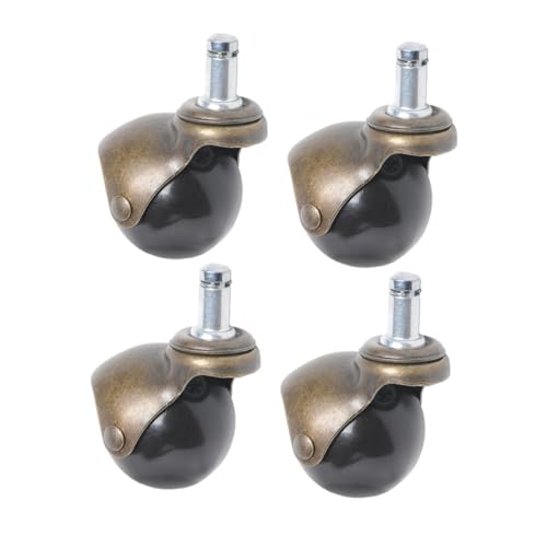 Holibanna 4 Stück Teiliges Kugel lenkrollen für Möbel und Bürostuhl Schwenkbare Möbelräder in Antik bronze Geeignet für Teppichboden Leise und Sanft Laufend für Büro und Zuhause Holibanna 4 Stück Teiliges Kugel lenkrollen für Möbel und Bürostuhl Schwenkbare Möbelräder in Antik bronze Geeignet für Teppichboden Leise und Sanft Laufend für Büro und Zuhause von Holibanna