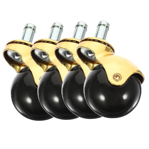 Holibanna 4 Stück Teiliges PP in Gold Drehbare Geräuscharme Möbelrollen für Bürostühle Sofas Schränke Vielseitige Langlebige Möbelgleiter für Haushalt und Büro Holibanna 4 Stück Teiliges PP in Gold Drehbare Geräuscharme Möbelrollen für Bürostühle Sofas Schränke Vielseitige Langlebige Möbelgleiter für Haushalt und Büro von Holibanna