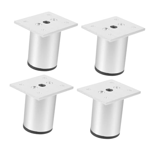 Holibanna 4 Stück verstellbare Schrankfüße Verstellbare Möbelfüße Bein einstellbar Kommode klein Ersatz Stützfüße für Möbel aus Metall Couch füße Aluminiumlegierung Silver Holibanna 4 Stück verstellbare Schrankfüße Verstellbare Möbelfüße Bein einstellbar Kommode klein Ersatz Stützfüße für Möbel aus Metall Couch füße Aluminiumlegierung Silver von Holibanna