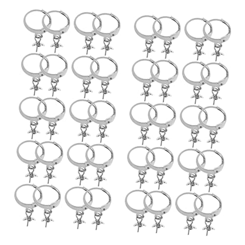 Holibanna 40 Stück Edelstahl Ohrhaken Schmuck Ohrringe Runde Ohrhaken Mit Hebelverschluss DIY Ohrringhaken Französische Haken Offene Creolen Französische Silber Holibanna 40 Stück Edelstahl Ohrhaken Schmuck Ohrringe Runde Ohrhaken Mit Hebelverschluss DIY Ohrringhaken Französische Haken Offene Creolen Französische Silber von Holibanna