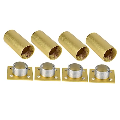 Holibanna 4stücke Verstellbare Möbelbeine Aluminiumlegierung Sofa Und Schrankfüße Für Vielseitige Anwendungen Für Badezimmer Tv-schränke Couchtische Und von Holibanna