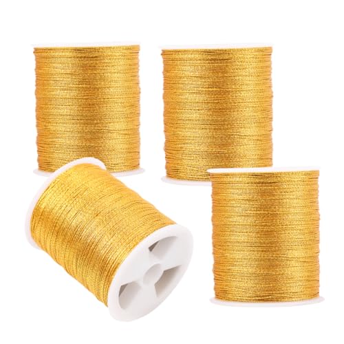 Holibanna 4rollen Computer-stickgarn Kreuzstichgarn Webgarn Für DIY-projekte Gelb Geeignet Für Heim Und Werkstatt Holibanna 4rollen Computer-stickgarn Kreuzstichgarn Webgarn Für DIY-projekte Gelb Geeignet Für Heim Und Werkstatt von Holibanna