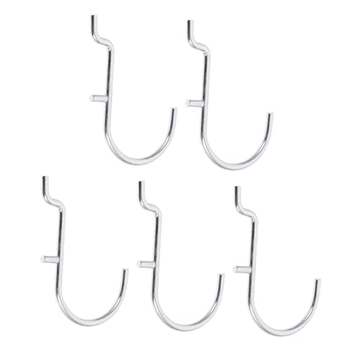 Holibanna 5 Stück Metall U haken für Pegboard Lochwand Robuste Aufbewahrungshaken für Halter Geeignet für Lochabstand Praktische Wandhaken für Supermarkt und Werkstatt Holibanna 5 Stück Metall U haken für Pegboard Lochwand Robuste Aufbewahrungshaken für Halter Geeignet für Lochabstand Praktische Wandhaken für Supermarkt und Werkstatt von Holibanna